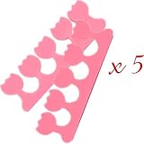 5 Pairs Set of 10 Toe Separators Divider