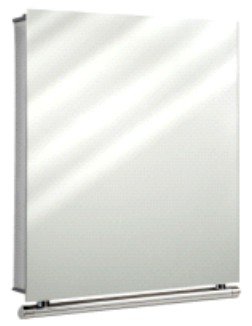 Tiger Boston Spiegelschrank für Gäste WC Edelstahl poliert 42 x 30 x 6,5 cm