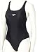 Speedo Badeanzug PWRBCK FEM BLK, BLACK, 38