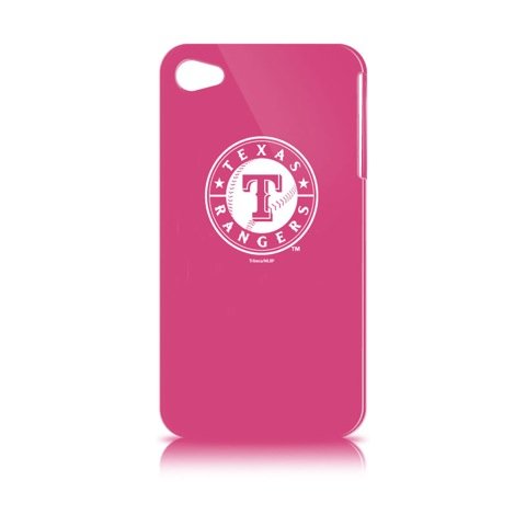 Tribeca  FVA4494 Varsity Jacket Pink Solo for iPhone 4, Texas Rangers - Pink