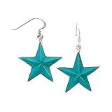 Sterling Silver Turquoise ''Star'' Earrings