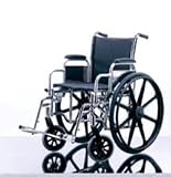 Excel K3 Wheelchair - Removable Desk Arms, 18, Swingaway Footrests