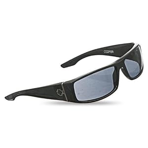 Spy Cooper Men's Sunglasses - Black Gloss Frame - Grey Lens