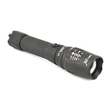 Ebest - Zoom CREE T6 5-Mode 1200-Lumen Memory White LED Flashlight (1 x 18650 batteries Not Included)