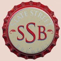 State Street Brewery - Brewery Bottle Crowns - Set of 6 - Three different designs
