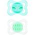MAM Mini Air Silicone Pacifier, Boy, 0-6 Months, 2 Count