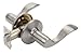 Dynasty Hardware V-HER-82-US15 Heritage Door Lever Passage Set, Satin Nickel, Visual Pack