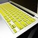 TopCase YELLOW Keyboard Silicone Cover Skin for Macbook AIR 11