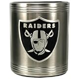 Oakland Raiders Stainless Steel Can Cooler