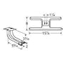 Music City Metals 10502-72702 Stainless Steel Burner Replacement for Gas Grill Models Arkla 42587 and Arkla 42588