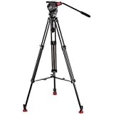 Sachtler 0742 System FSB8 T MD with FSB8 T Fluid Head, Aluminum Tripod Legs DA 75 Long, Set Mid-Level Spreader 75, & Padded Bag DV 75 L, Supports 20 lbs, Maximum Height 62