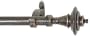 Window Curtain Rod / Drapery Rod 28 Inch - 48 Inch Satellite Bronze