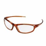 AOSafety , Refine , Women's Safety Eyewear, Clear Lens Anti-Fog, Mocha Frame