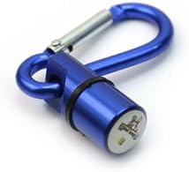 New Dog Cat Pet Aluminum Safety Flash LED Light Lamp Collar Tag Waterproof - Blue