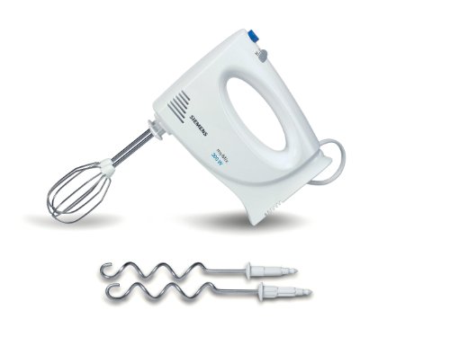 Siemens MQ95020 Handrührer / 300 Watt / 4 Geschwindigkeitsstufen / inkl. Rührbesen u. Knethaken