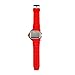 Plane Style Digital Display LED Silicone Wrist Watch Single Red