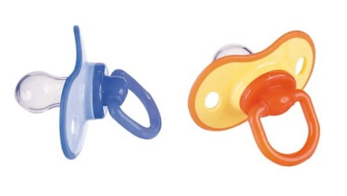 Tigex - Biberons et Tétines - Sucette reversible Sensitive Silicone - 6/18 mois- 2 - Jour - Opaque 4 couleurs