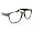 Black Clear Lens Stones