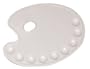 Alvin Heritage Oval Plastic Paint Palette - 11-3/4" x 8-1/2"