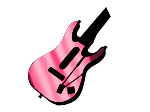Guitar Hero 5 (GH5) World Tour for Xbox 360 or PS3 Skin - NEW - PINK CHROME MIRROR system skins faceplate decal mod