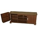 Furniture online: Walker Edison 60-Inch Jamestown Wood TV Console, Brown