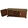 Walker Edison 60-Inch Jamestown Wood TV Console, Brown