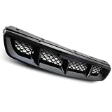1996-1998 Honda Civic Front Mesh Grill Black by RS Type