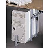 BALT(66559) Adjustable CPU Holder with Two Combination Locks, Gray Steel