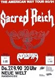 Poster - Sacred Reich - American Way Tour 1990/91 Tour - 84x59cm - Poster Print von Sacred Reich