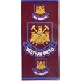 West Ham United F.C. Official Velour Large Bath Towel by Football Gifts