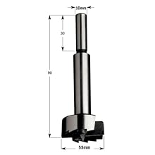 CMT 537.550.31 Forstner Bit 55mm Cutting Diameter, 10mm Shank