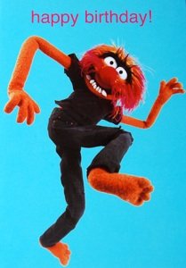 Muppets Animal - Happy Birthday - Greetings Card MU2: Amazon.co.uk