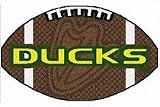 Oregon Ducks 24" x 15" Football-Shaped Rug