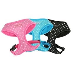 Puppia Dog Harness Dotty Black Small
