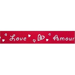 CitiRibbon Love 5/8" (25 yds) Red