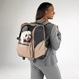 Casual Canine Deluxe Backpack Pet Carrier On Wheels