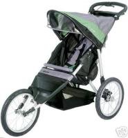 InStep Ultra Runner Jogging Stroller (Green/Lt Gray/Black)