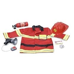 MELISSA & DOUG FIRE CHIEF ROLE PLAY COSTUME SET