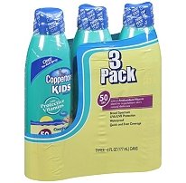 Coppertone Kids Continuous Spray SPF 50, 6-Ounce Bottles (Pack of 3)