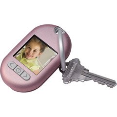 Gear Head 1.5-inch Digital Keychain (TFT) (Brushed Pink)