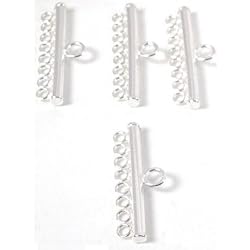 4 8 Strand Connector Necklace Parts Sterling Silver