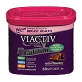 Viactiv Calcium Plus D, Milk Chocolate, Soft Chews, 60 ct.
