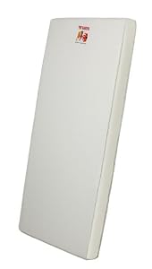 Dream On Me 4" Full Size Foam Crib and Toddler Bed Mattress, White