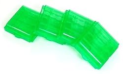 Bluecell 4 PCS Green Color AA / AAA 4 Cell Battery Storage Case + Bluecell Cable Tie