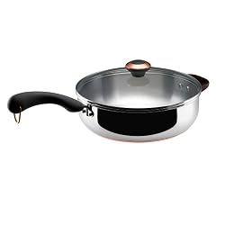 Paula Deen Signature Stainless-Steel 4-Quart Covered Saute Pan