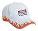 WARNING MY GOLDEN RETRIEVER ATE THE DOG TRAINER Adult White Hat with Red Flames FIRE