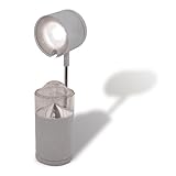 Rite Lite LPL813SL-AC Wireless or Wired Hi-Output 3-Watt LED Desk / Task Light, Silver