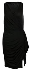 V-neck Strapless Knee Length Short Wrap Jersey/Polyester  Dress