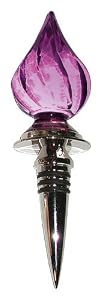 Amethyst Drop Bottle Stopper