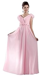 Sweetheart Short Sleeves Acrylic/Chiffon/Silk Evening Dress 